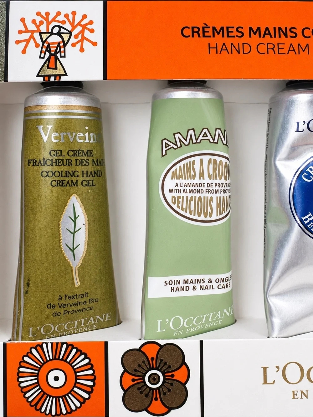 New in box. L'OCCITANE 5 piece hand cream set.